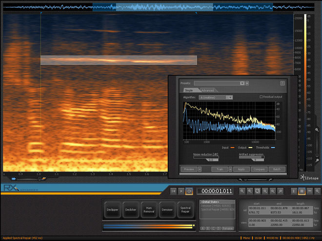 Clean up your act with iZotope's RX